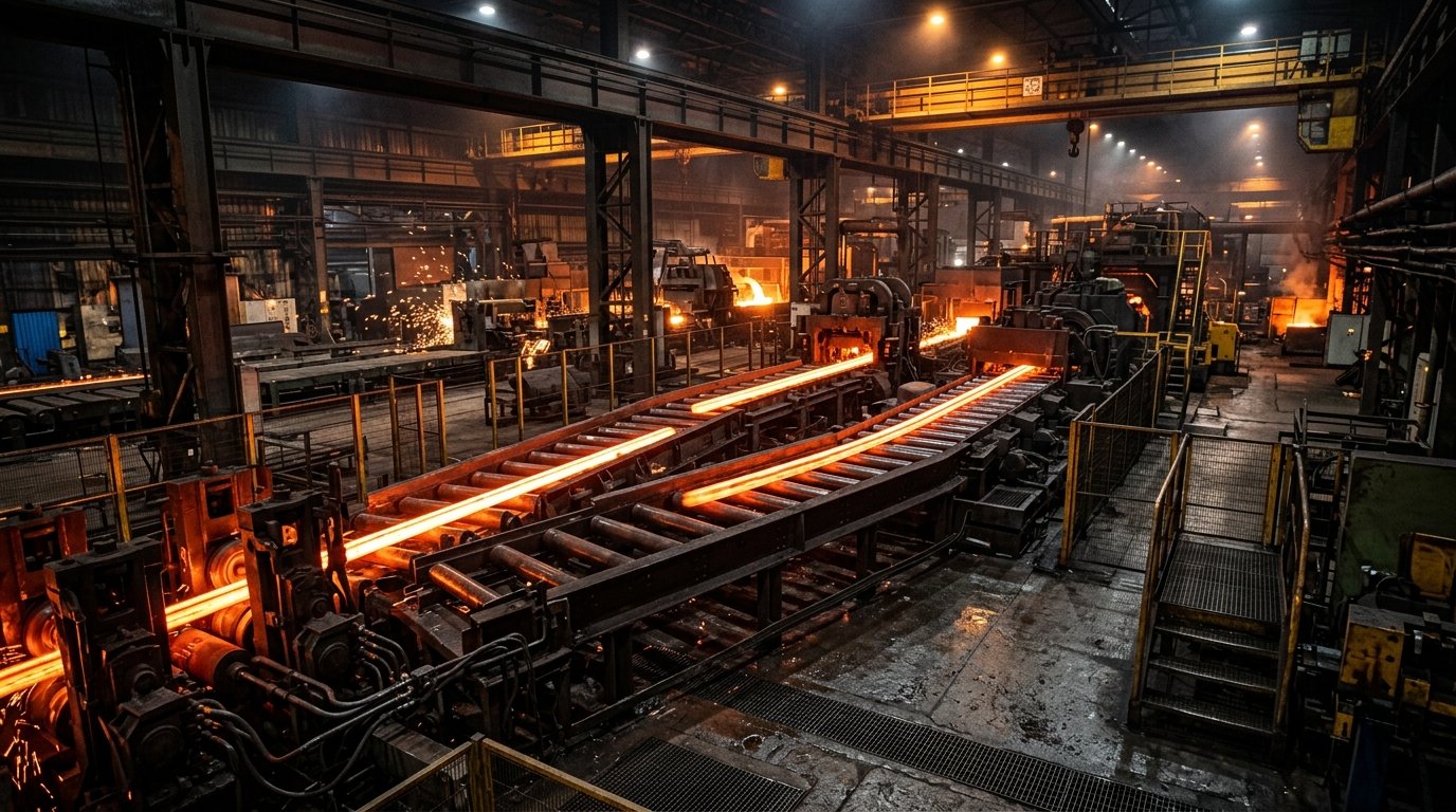 Automated Hot Rolling Mill in Steel Plant